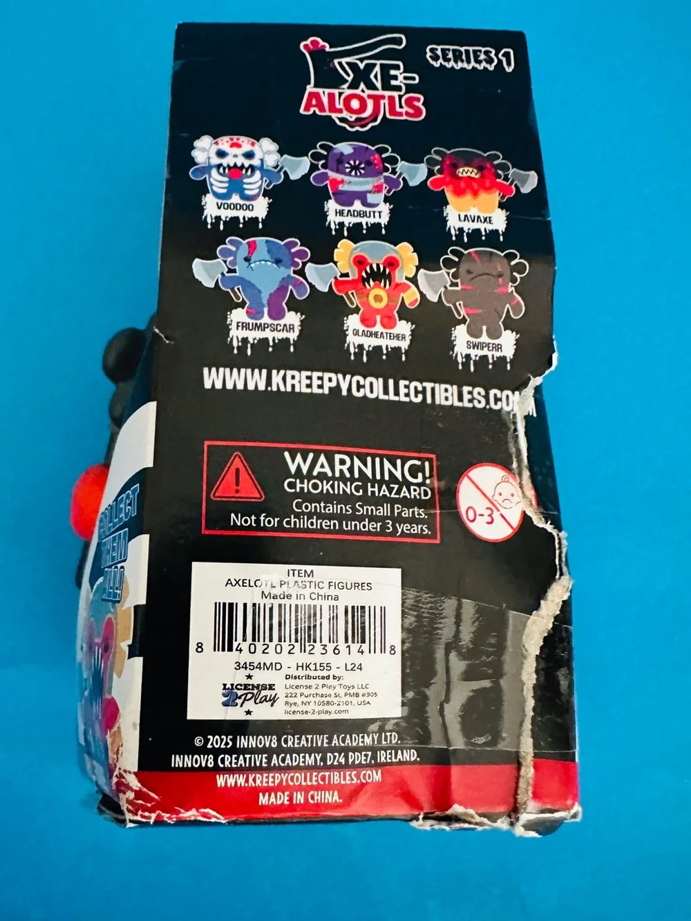 LaVaxe Alotls  Series 1 Kreppy Collectibles Gradheatcher Toting Axe Figure NWT